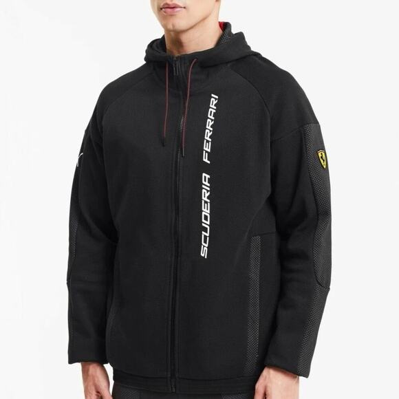 Puma Scuderria Ferrari Race Full Zip Mens Hoodie Motorsport F1 Cars Fan Merch S